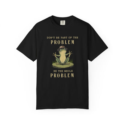 Funny Frog T-Shirt Retro Self Care Froggy Meme Shirt Vintage Frog And Toad Aesthetic Frog Lover Gift For Her Birthday Viral Trendy Shirt T-Shirt Printify Black S