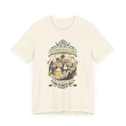 A Christmas Carol TShirt, Vintage Charles Dickens Victorian, Scrooge Fezziwig's Ball, Holiday Tradition X-Mas Movie T-shirt Bookish Christmas T-Shirt Printify   