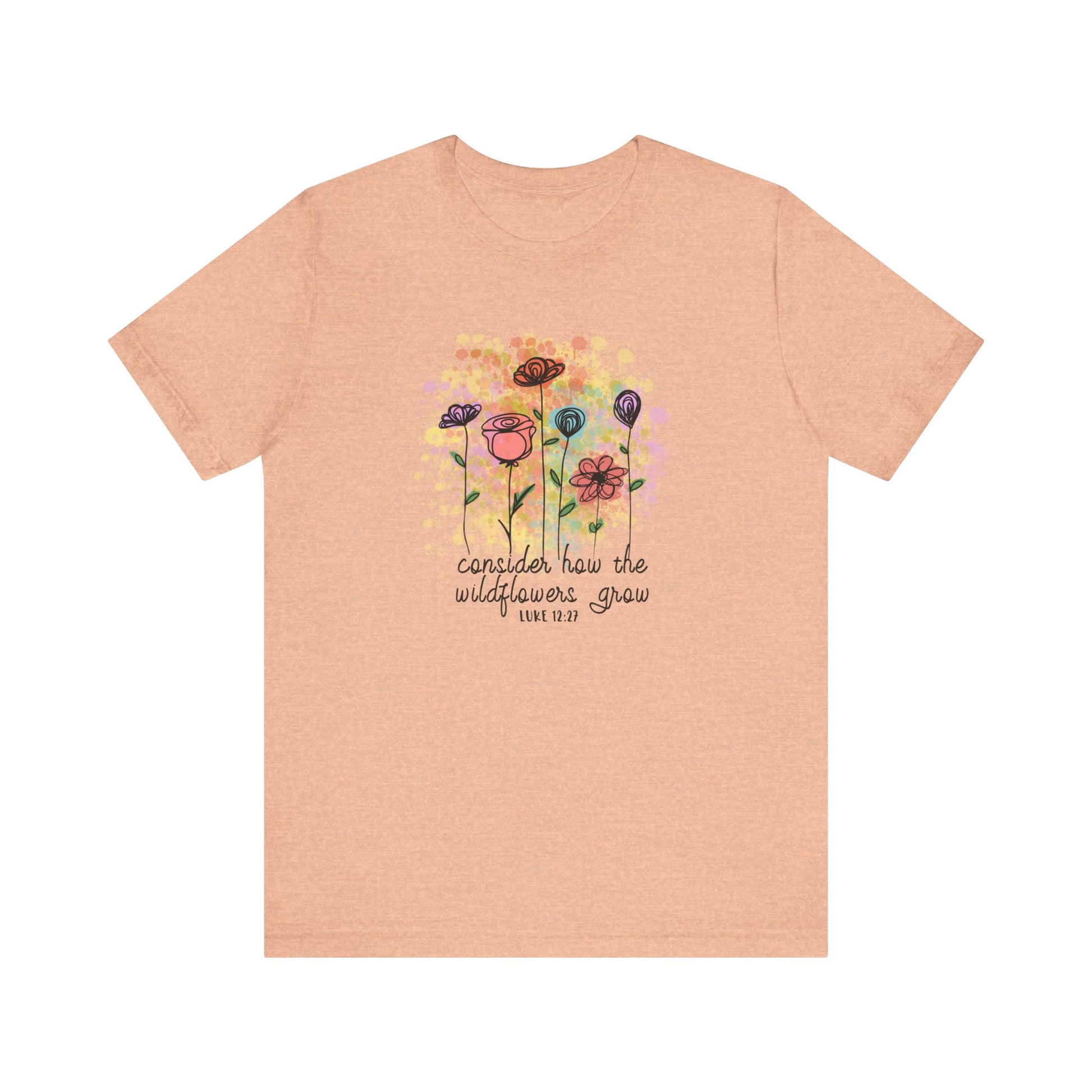 Love Yourself, Inspirational Quotes, Mental Health Awareness, You Matter T-shirt, Self Healing, Positive Vibes, Female Power, You Are Worthy T-Shirt Printify Heather Peach XS 