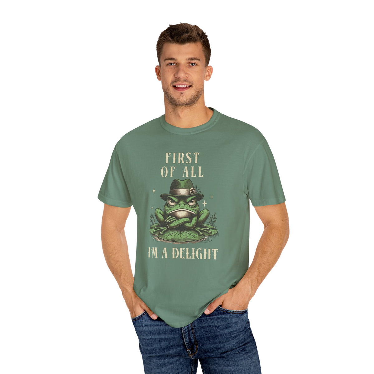 Funny Frog T-Shirt Retro Vibes Froggy Meme Shirt Vintage Frog And Toad Aesthetic Frog Lover Gift For Her Birthday Viral Trendy Shirt T-Shirt Printify