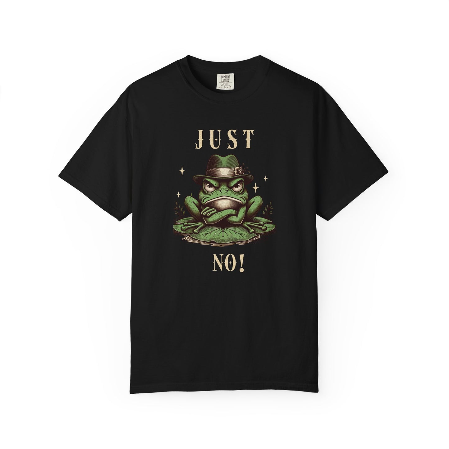 Funny Frog T-Shirt Retro Vibes Froggy Meme Shirt Vintage Frog And Toad Aesthetic Frog Lover Gift For Her Birthday Viral Trendy Shirt T-Shirt Printify Black S