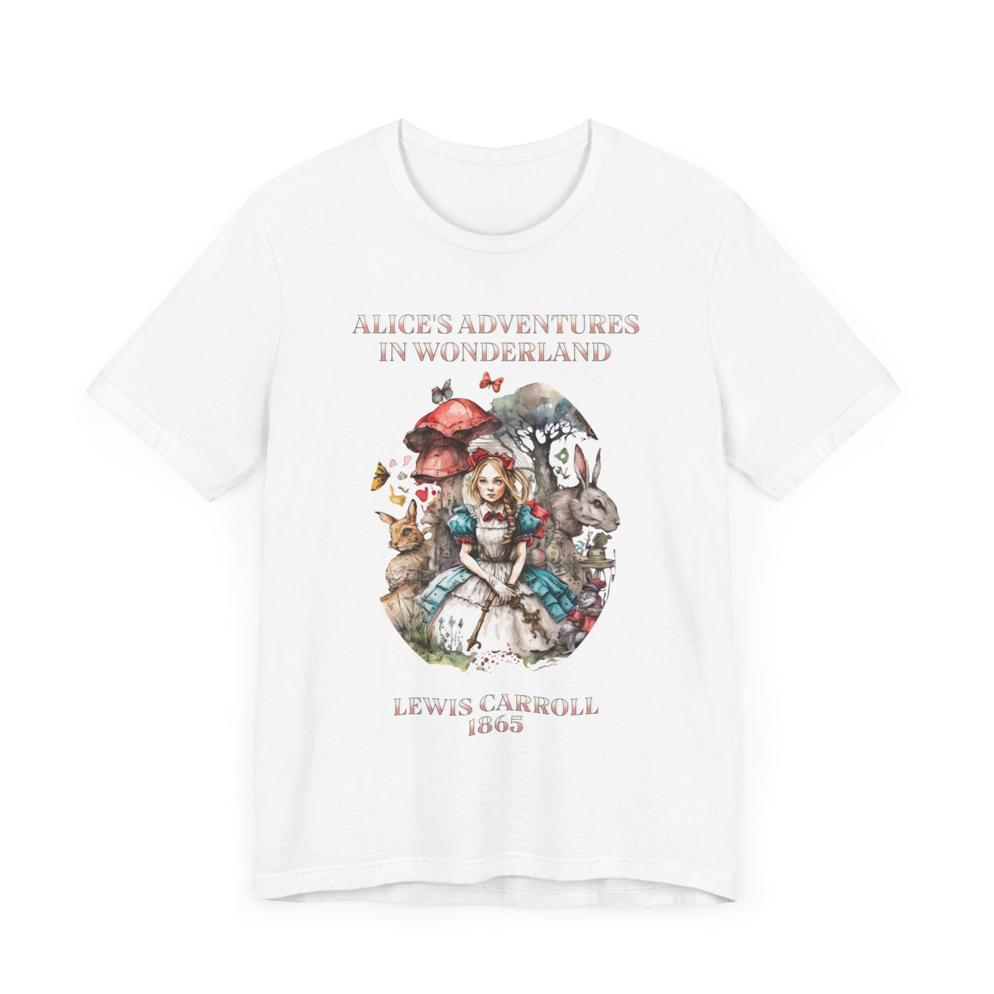 Unisex Jersey Short Sleeve Tee Alice in Wonderland T-Shirt Printify   