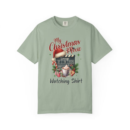 Custom Christmas Movie Watching Shirt, Holiday Movie Sweatshirt, Funny Gift For Her, Festive Shirts, Family Group Shirts, Xmas Keepsake Gift T-Shirt Printify Bay S