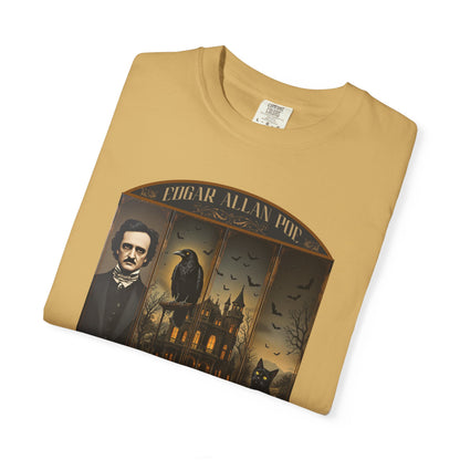 Edgar Allan Poe T-Shirt Gothic Graphic Tee The Raven Nevermore Quote Horror Literature Shirt Dark Academia Aesthetic Halloween Party Gift T-Shirt Printify