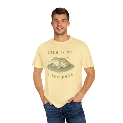Funny Frog T-Shirt Retro Froggy Meme Shirt Vintage Frog And Toad Aesthetic Frog Lover Gift For Her Calm Vibes Birthday Viral Trendy Shirt T-Shirt Printify