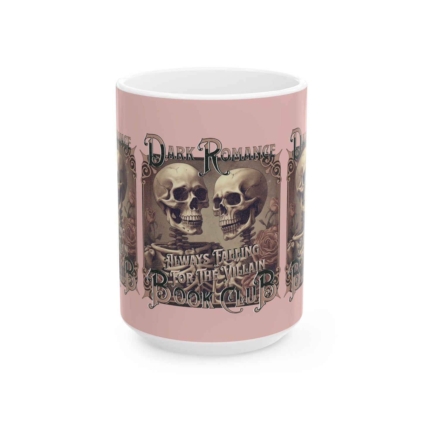 Dark Romance Coffee Mug Gift For Gothic Romantasy Reader Gift For Novel Villain Lover Gift For Bookclub Bookworm Gift Dark Academia Mug Printify 15oz  