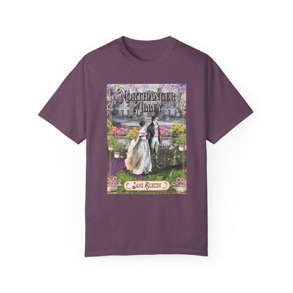 Jane Austen Comfort Colors TShirt, Northanger Abbey Historical Romance, Bookish Literary Jane Austen Fan Art Gift, Gift for Her Bookclub Tee T-Shirt Printify Berry S 