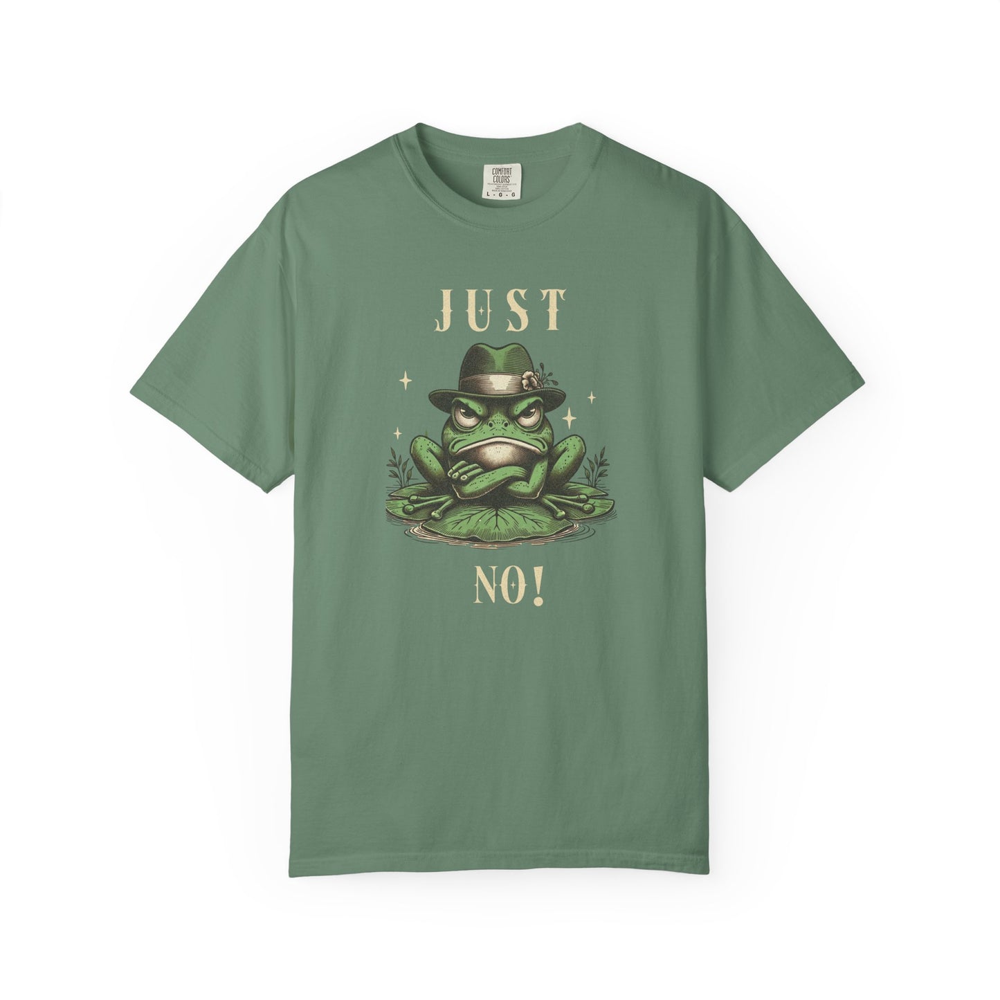 Funny Frog T-Shirt Retro Vibes Froggy Meme Shirt Vintage Frog And Toad Aesthetic Frog Lover Gift For Her Birthday Viral Trendy Shirt T-Shirt Printify Light Green S