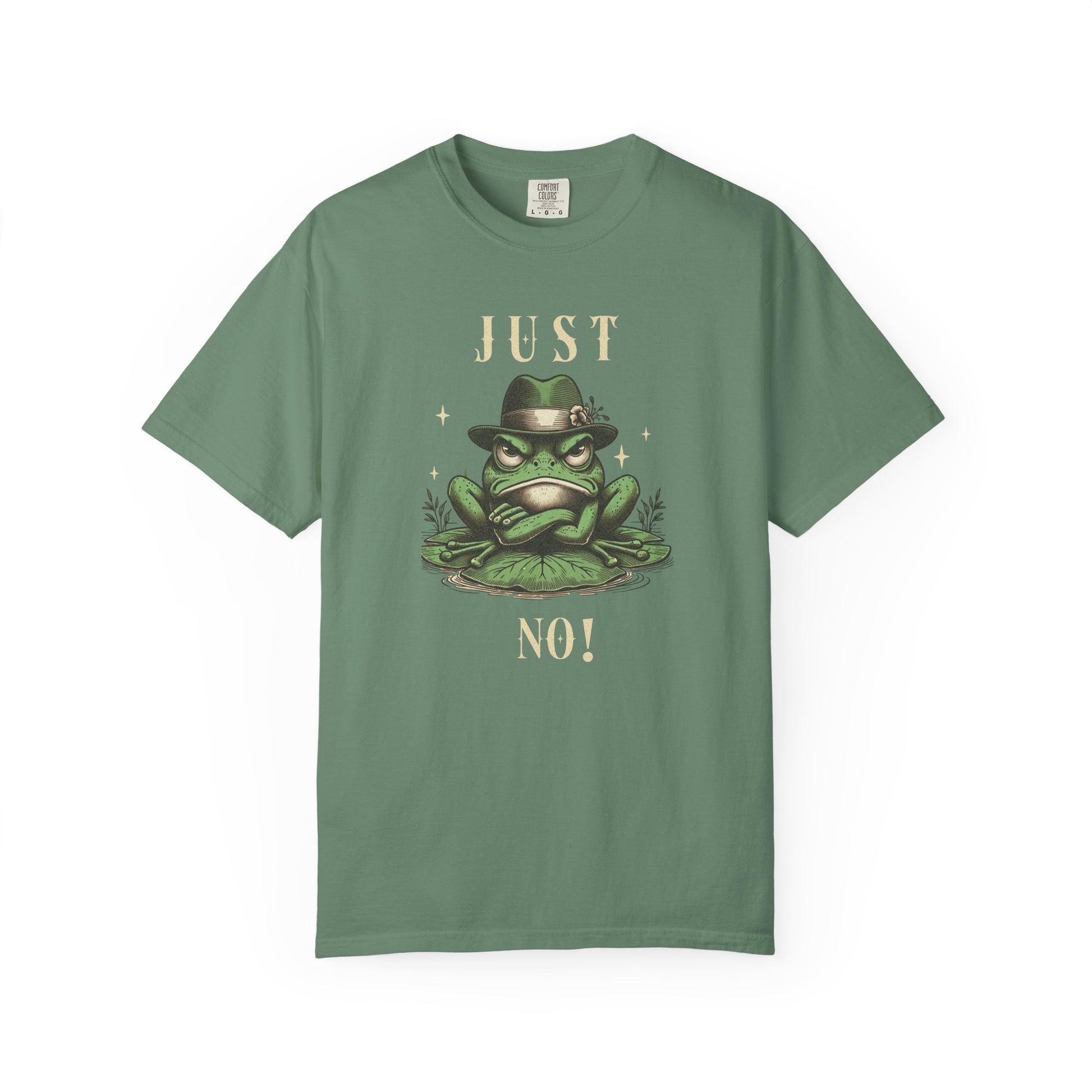 Funny Frog T-Shirt Retro Vibes Froggy Meme Shirt Vintage Frog And Toad Aesthetic Frog Lover Gift For Her Birthday Viral Trendy Shirt T-Shirt Printify Light Green S