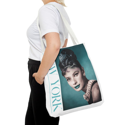 New York Fashion Tote Bag Retro Audrey Hepburn Theme Gift For Bridal Shower Party Favor Birthday Gift Bride Tote Bags Bags Printify