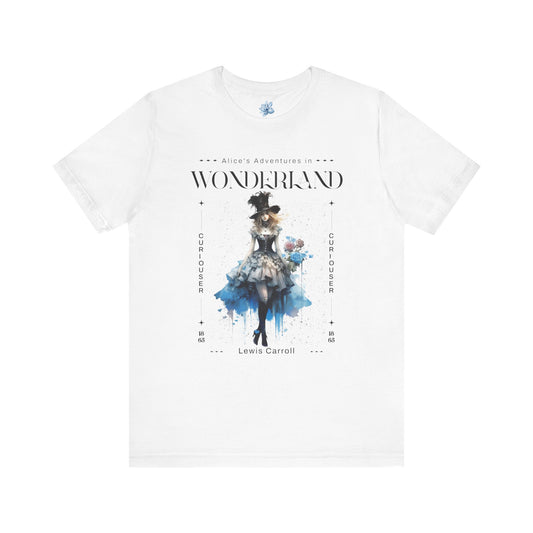 3001 Unisex Jersey Short Sleeve Tee Alice in Wonderland T-Shirt Printify White S 