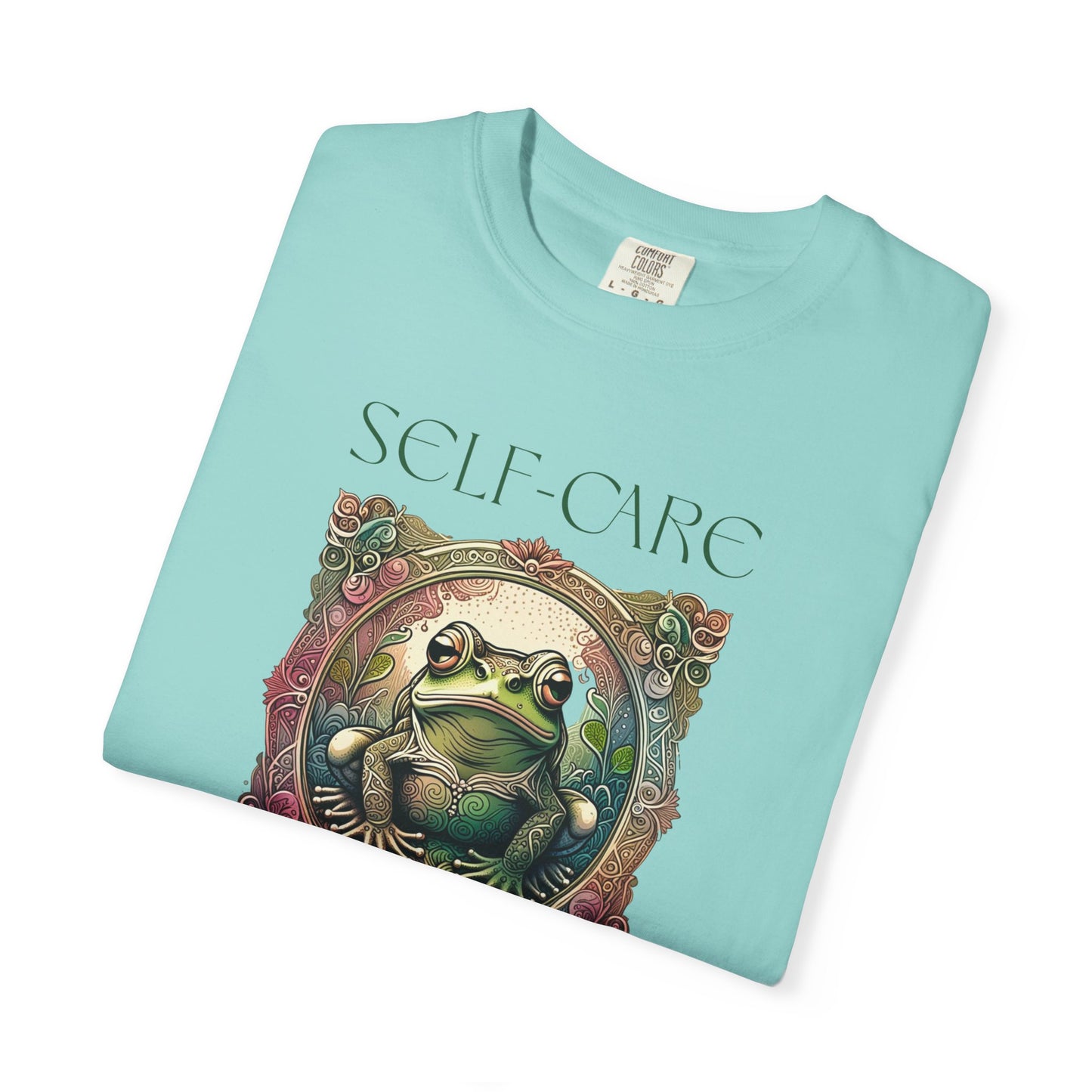 Green Yoga Frog Self-Care Is Toad-ally Important Unisex T-Shirt, Casual Wear, Highlander Fan Gift,