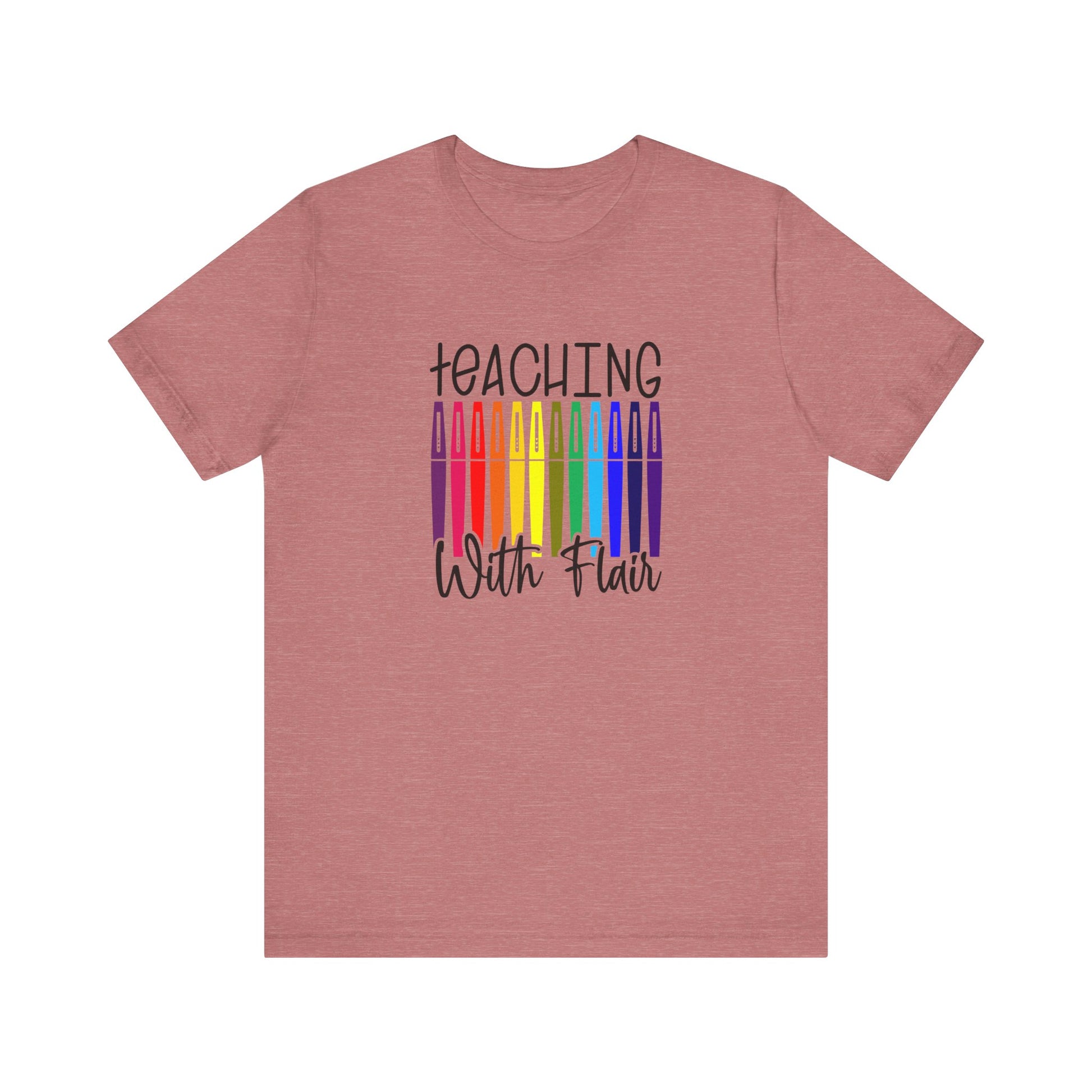 Cute Teacher TShirt Gift, Education Tee, Elementary School Teacher Appreciation, Funny Back To School Shirt, Teacher T-Shirt, Teacher Tee, T-Shirt Printify Heather Mauve XS 