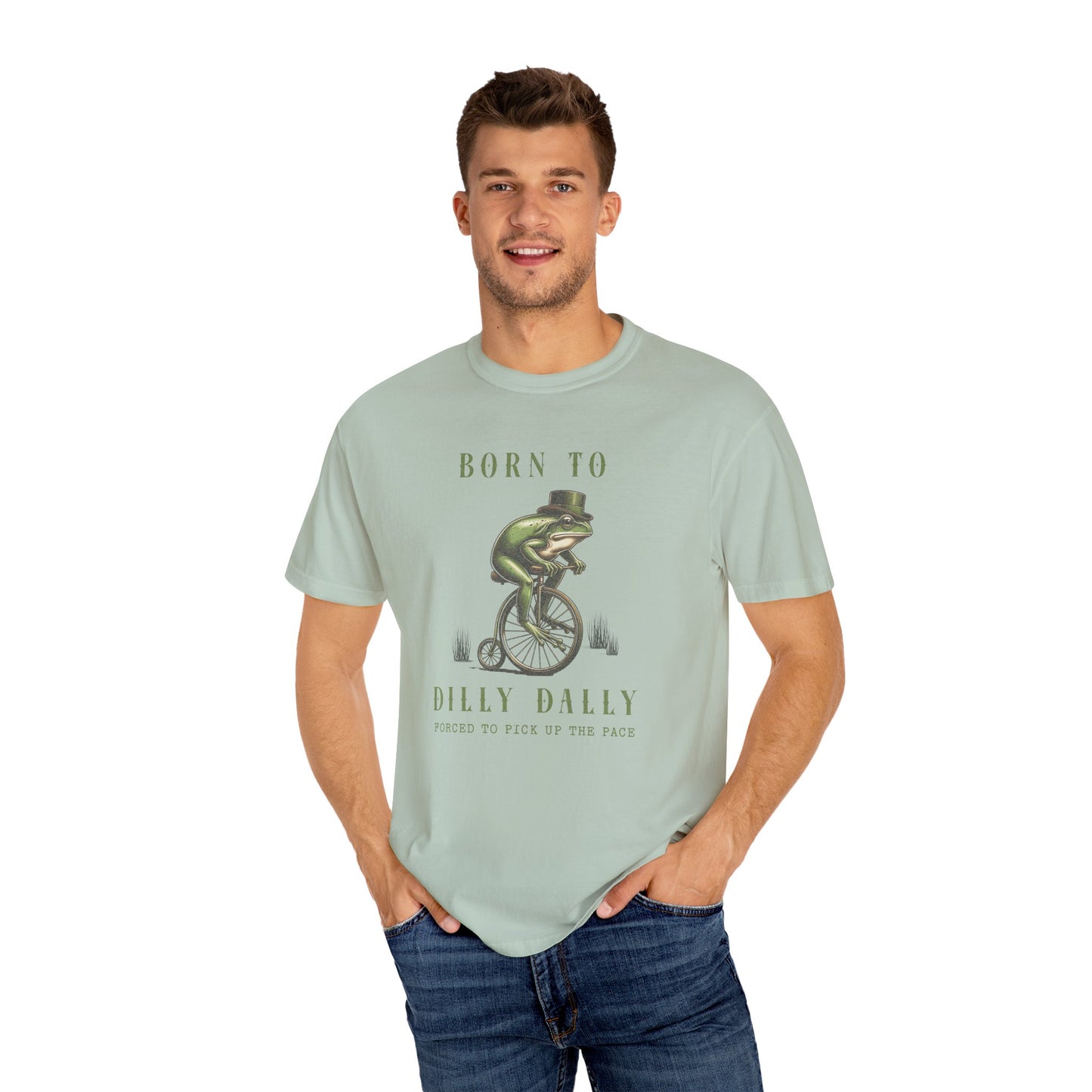 Dilly Dally Frog T-Shirt Retro Froggy Meme Shirt Vintage Frog And Toad Aesthetic Frog Lover Gift For Her Vibes Birthday Viral Trendy Shirt T-Shirt Printify