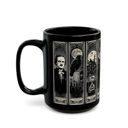 Edgar Allan Poe Mug Gothic Literary Gift For Book Lover Dark Academia Macabre Fall Coffee Cup Halloween Poetember Party Gift For Bookclub Mug Printify
