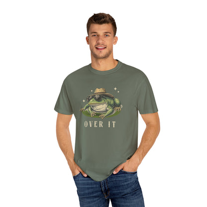 Funny Frog T-Shirt Retro Vibes Froggy Meme Shirt Vintage Frog And Toad Aesthetic Frog Lover Gift For Her Birthday Viral Trendy Shirt T-Shirt Printify Moss S