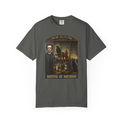Edgar Allan Poe T-Shirt Gothic Graphic Tee The Raven Nevermore Quote Horror Literature Shirt Dark Academia Aesthetic Halloween Party Gift T-Shirt Printify Pepper S