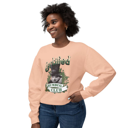 A Christmas Carol Sweatshirt Certified Humbug Club Crewneck, Funny Holiday Sweater, Unisex Gift, Casual Wear, Cozy Outfit, Christmas Jumper Sweatshirt Printify