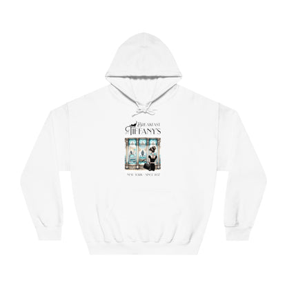 Breakfast at Tiffany's Sweatshirt, Cozy Unisex Hoodie, Vintage Movie Style, Casual Fashion, Perfect Gift for Fans, Classic Film Apparel, Hoodie Printify White S 