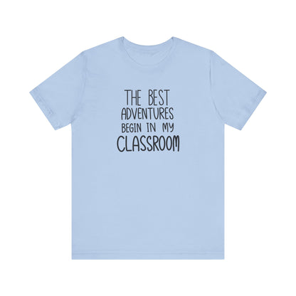 Cute Teacher TShirt Gift, Education Tee, Elementary School Teacher Appreciation, Funny Back To School Shirt, Teacher T-Shirt, Teacher Love T-Shirt Printify Baby Blue XS 