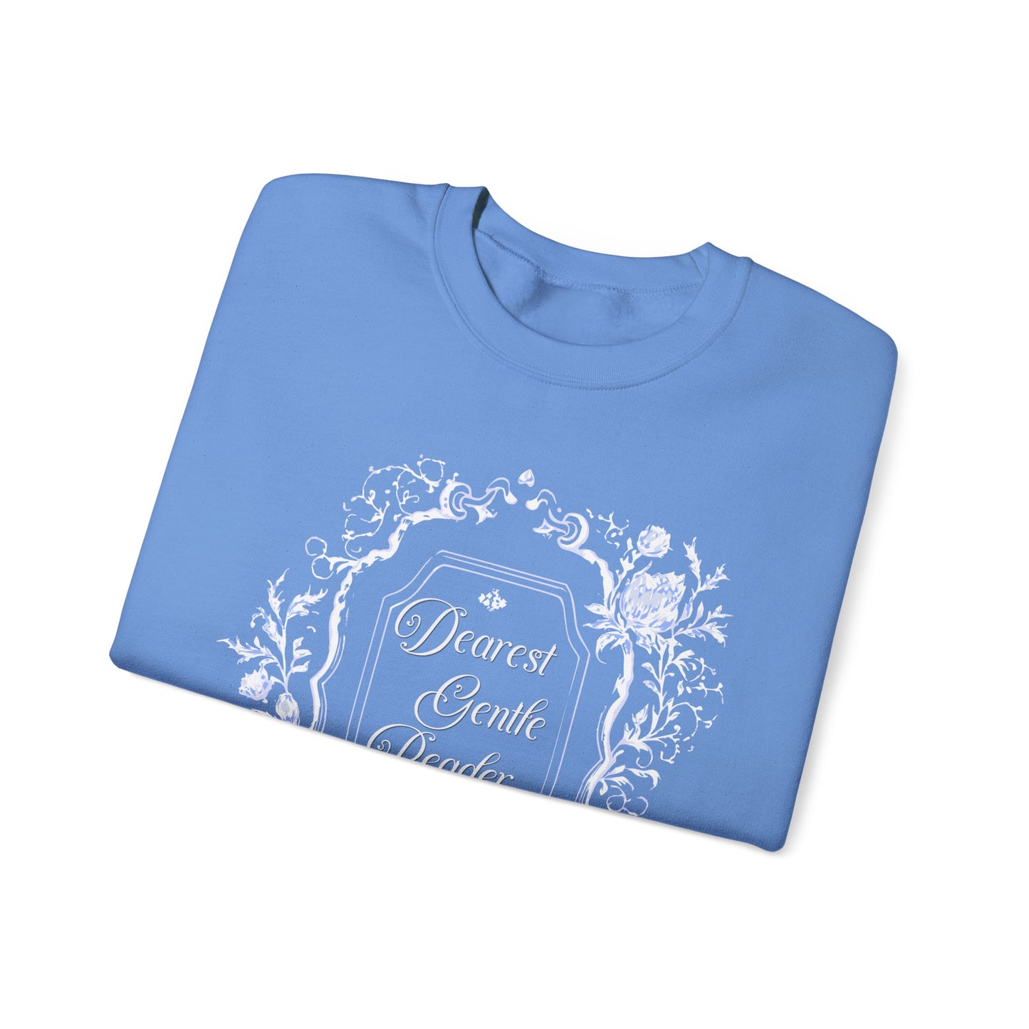 Dearest Gentle Reader Sweatshirt Regency England Ton Society Papers Gift For Historical Romance Fan Drama Romance Reader Gift Bookclub Gift Sweatshirt Printify   