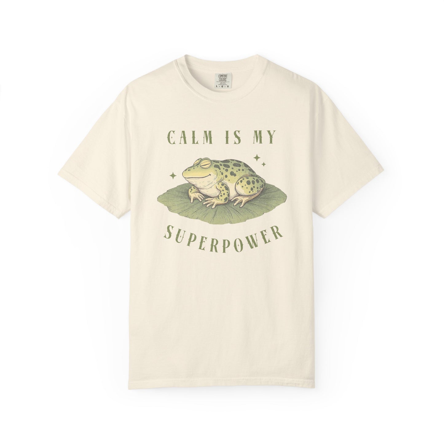 Funny Frog T-Shirt Retro Froggy Meme Shirt Vintage Frog And Toad Aesthetic Frog Lover Gift For Her Calm Vibes Birthday Viral Trendy Shirt T-Shirt Printify Ivory S