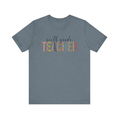 Cute Teacher TShirt Gift, Education Tee, Elementary School Teacher Appreciation, Funny Back To School Shirt, Teacher T-Shirt, Teacher Tee, T-Shirt Printify Heather Slate XS 