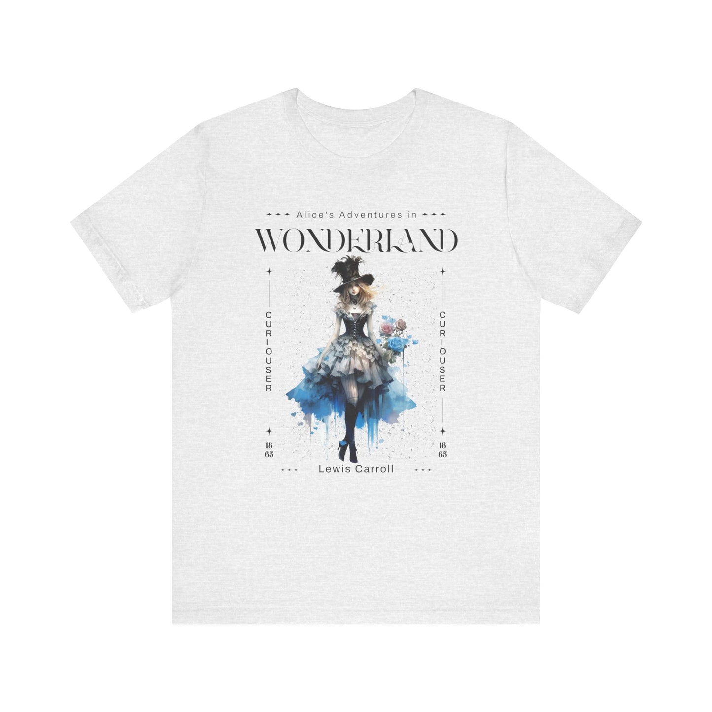 3001 Unisex Jersey Short Sleeve Tee Alice in Wonderland T-Shirt Printify Ash S 