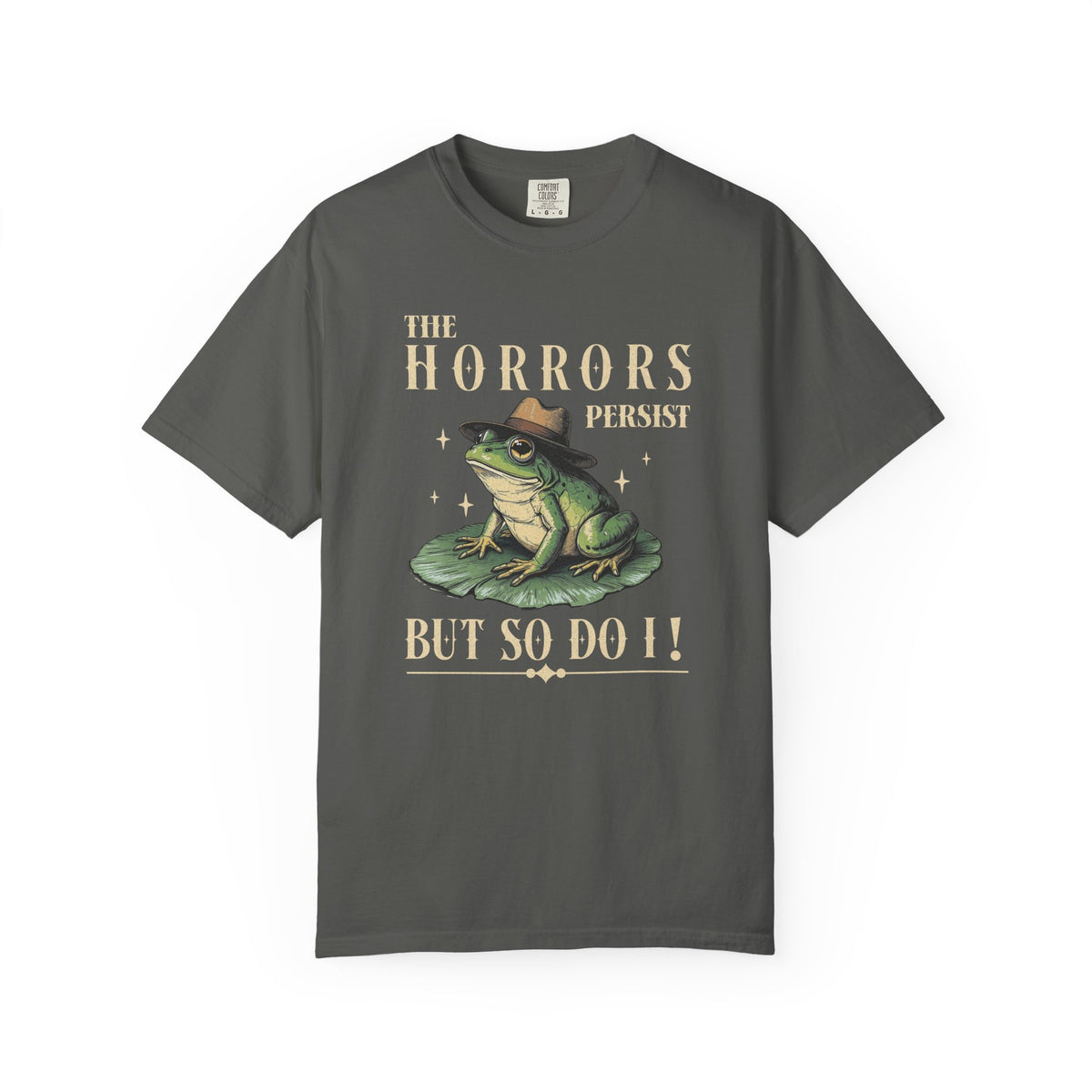 Funny Frog T-Shirt Retro Positive Vibe Froggy Meme Shirt Vintage Frog And Toad Aesthetic Frog Lover Gift For Her Birthday Viral Trendy Shirt T-Shirt Printify Pepper S