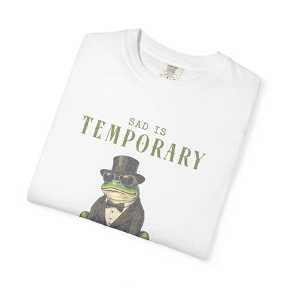 Funny Frog T-Shirt Retro Froggy Meme Shirt Vintage Frog And Toad Aesthetic Frog Lover Gift For Her Calm Vibes Birthday Viral Trendy Shirt T-Shirt Printify