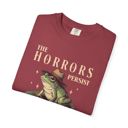 Funny Frog T-Shirt Retro Positive Vibe Froggy Meme Shirt Vintage Frog And Toad Aesthetic Frog Lover Gift For Her Birthday Viral Trendy Shirt
