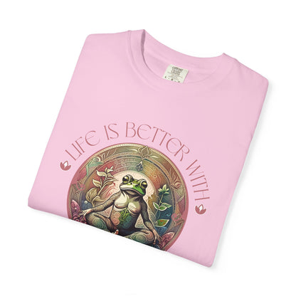 Yoga Frog Life Is Better With Yoga Unisex T-Shirt, Casual Wear, Highlander Fan Gift,