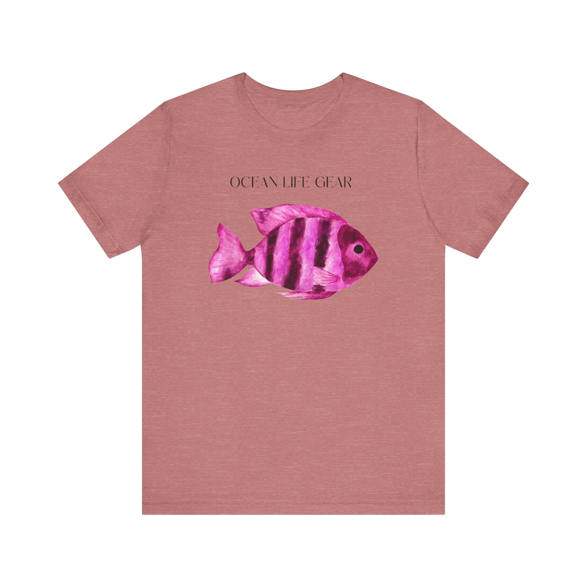 Scuba Diving Gift, Snorkel Tee, Scuba Diving Shirt, Scuba Diver Gift, Ocean Lover TShirt, Gifts For Snorkeler Scuba Divers, Ocean Life Gear T-Shirt Printify Heather Mauve XS 