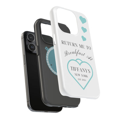 Breakfast at Tiffany's MagSafe Phone Case For Iphone Breakfast at Tiffanys Tough Phone Case Gift for Mom Audrey Hepburn Glamour I phone Case Phone Case Printify   