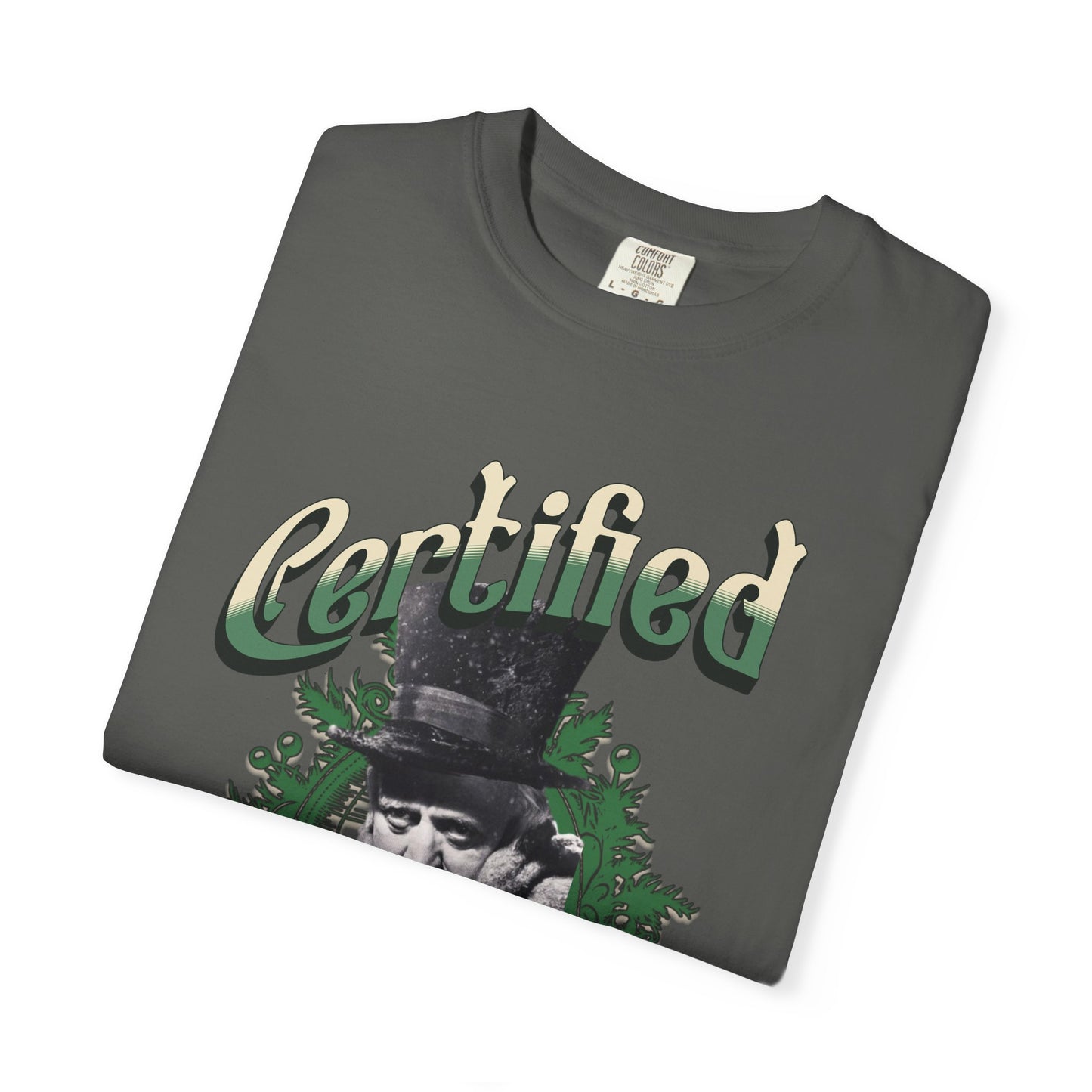 A Christmas Carol Shirt Certified Humbug Club T-Shirt | Vintage Style Unisex Tee for Holiday Fun, Christmas, Gift, Humor, T-Shirt Printify