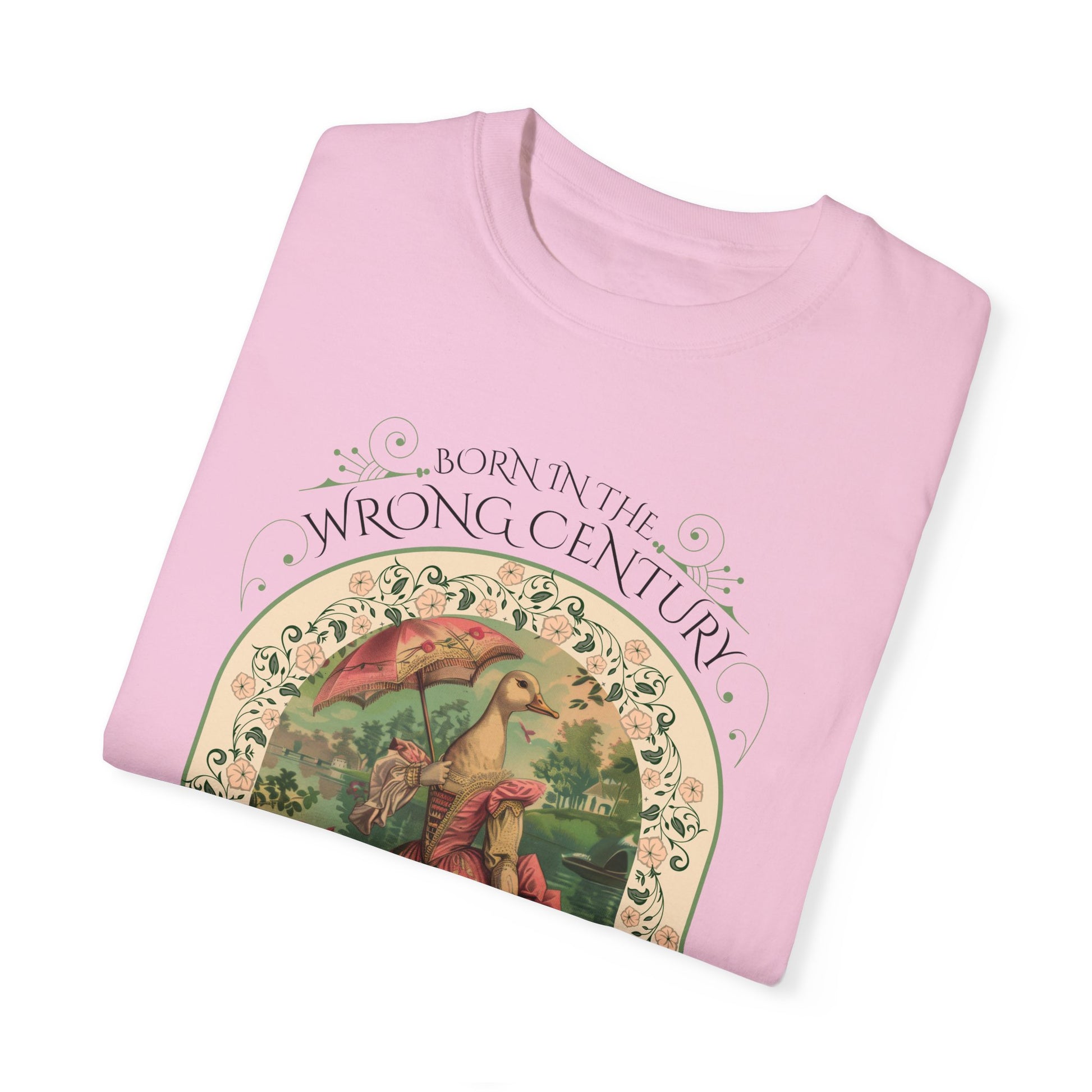 Historical Romance Reader TShirt Gift For Regency Victorian Period Goose Lover Shirt Regency Romance Book Gift For Her Vintage Goose Design T-Shirt Printify   