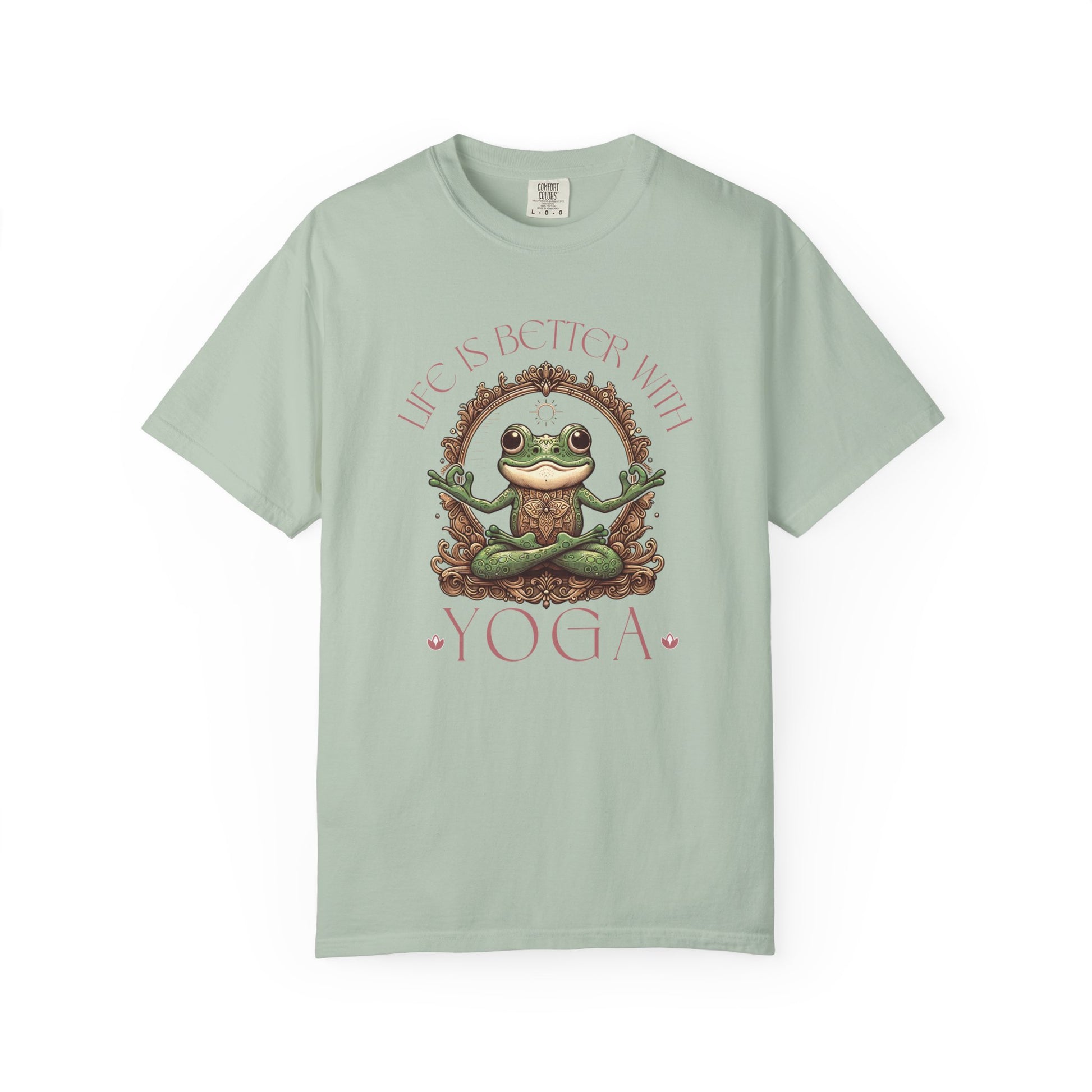 Yoga Frog Life Is Better With Yoga Unisex T-Shirt, Casual Wear, Highlander Fan Gift, T-Shirt Printify Bay S