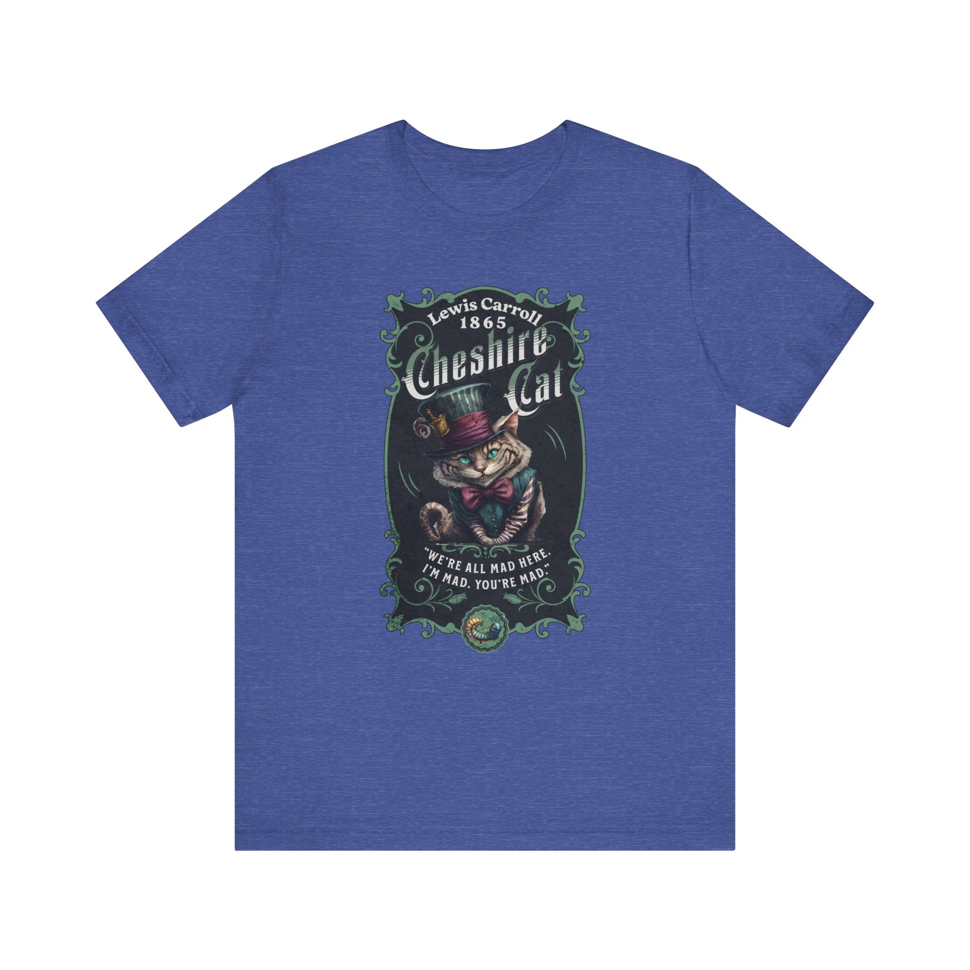 3001 Unisex Jersey Short Sleeve Tee Alice in Wonderland T-Shirt Printify Heather True Royal S 