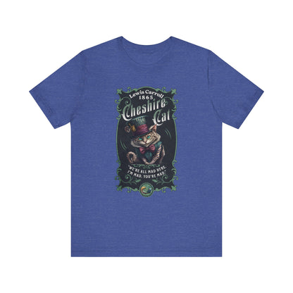 3001 Unisex Jersey Short Sleeve Tee Alice in Wonderland T-Shirt Printify Heather True Royal S 