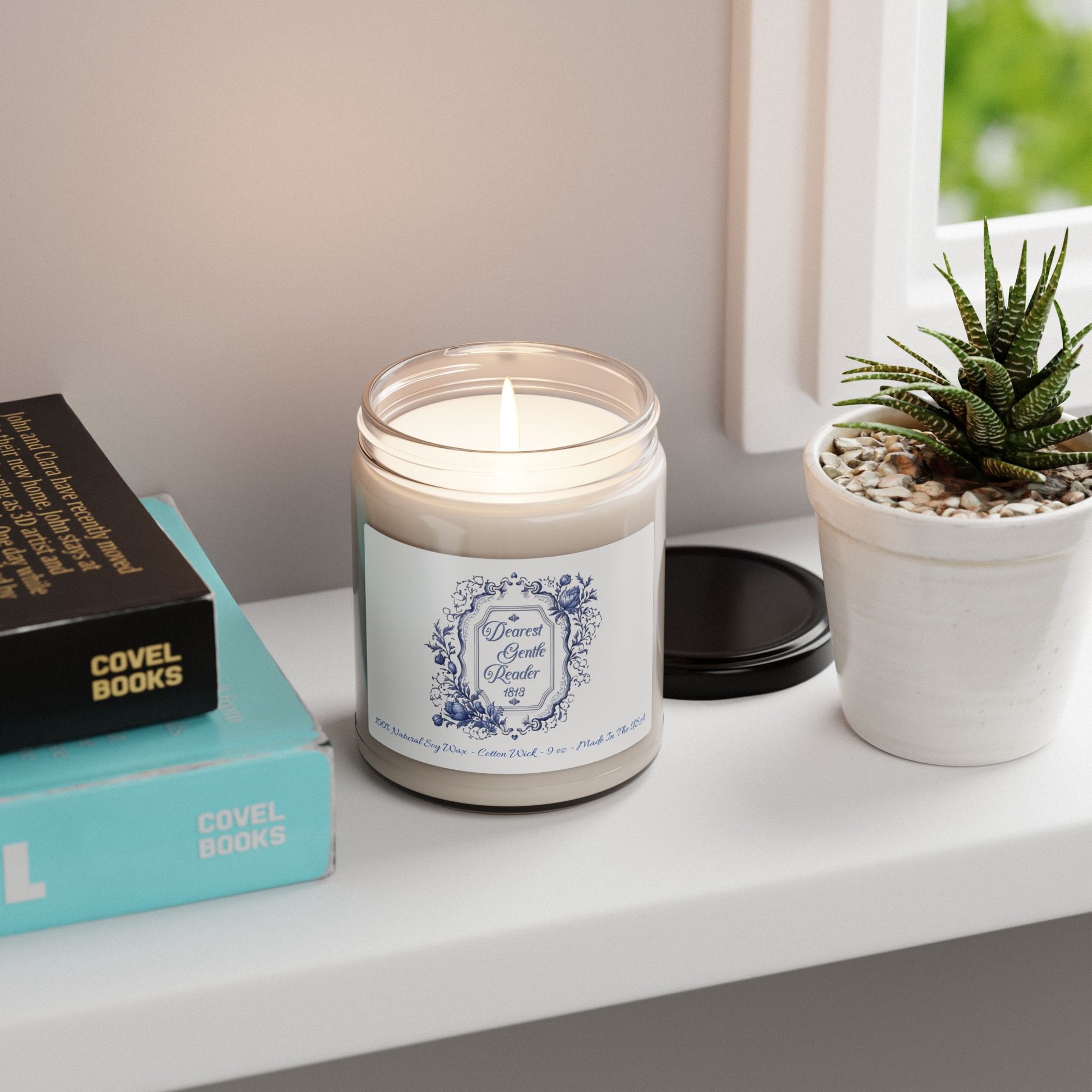 Regency Personalized Soy Candle Book Lover Gift For Mom Custom Gift Book Club Gift For Her Birthday Booknerd Candle Gift For Reader Bookworm Home Decor Printify