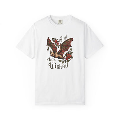 Bat Retro Goth TShirt Vintage Grunge Style Bat Shirt For Halloween Party Spooky Vibes Witchy Dark Academia Comfort Colors Oversized Shirt T-Shirt Printify White S