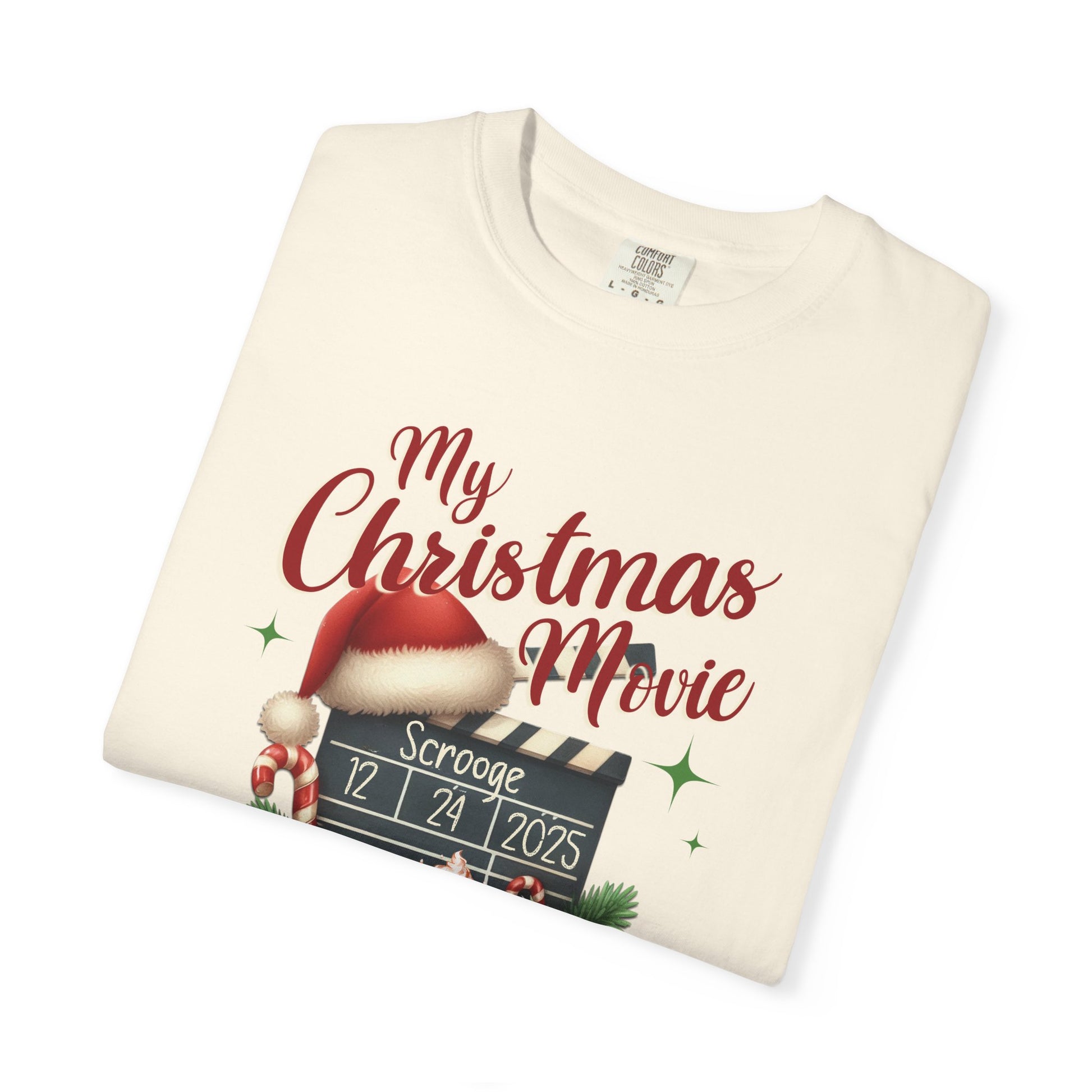 Custom Christmas Movie Watching Shirt, Holiday Movie Sweatshirt, Funny Gift For Her, Festive Shirts, Family Group Shirts, Xmas Keepsake Gift T-Shirt Printify