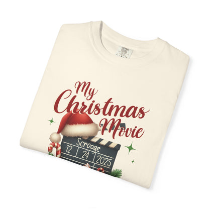 Custom Christmas Movie Watching Shirt, Holiday Movie Sweatshirt, Funny Gift For Her, Festive Shirts, Family Group Shirts, Xmas Keepsake Gift T-Shirt Printify