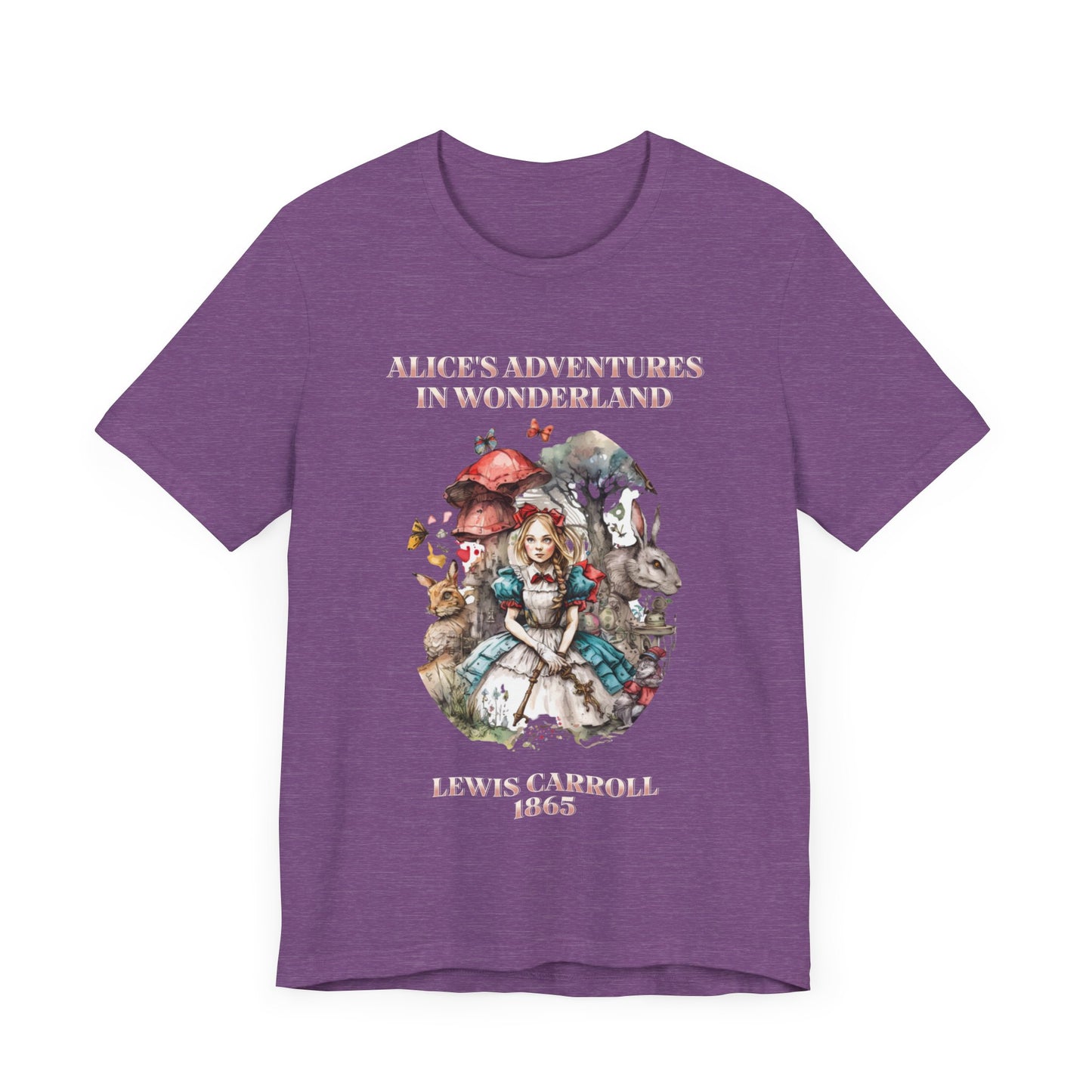 Unisex Jersey Short Sleeve Tee Alice in Wonderland T-Shirt Printify   