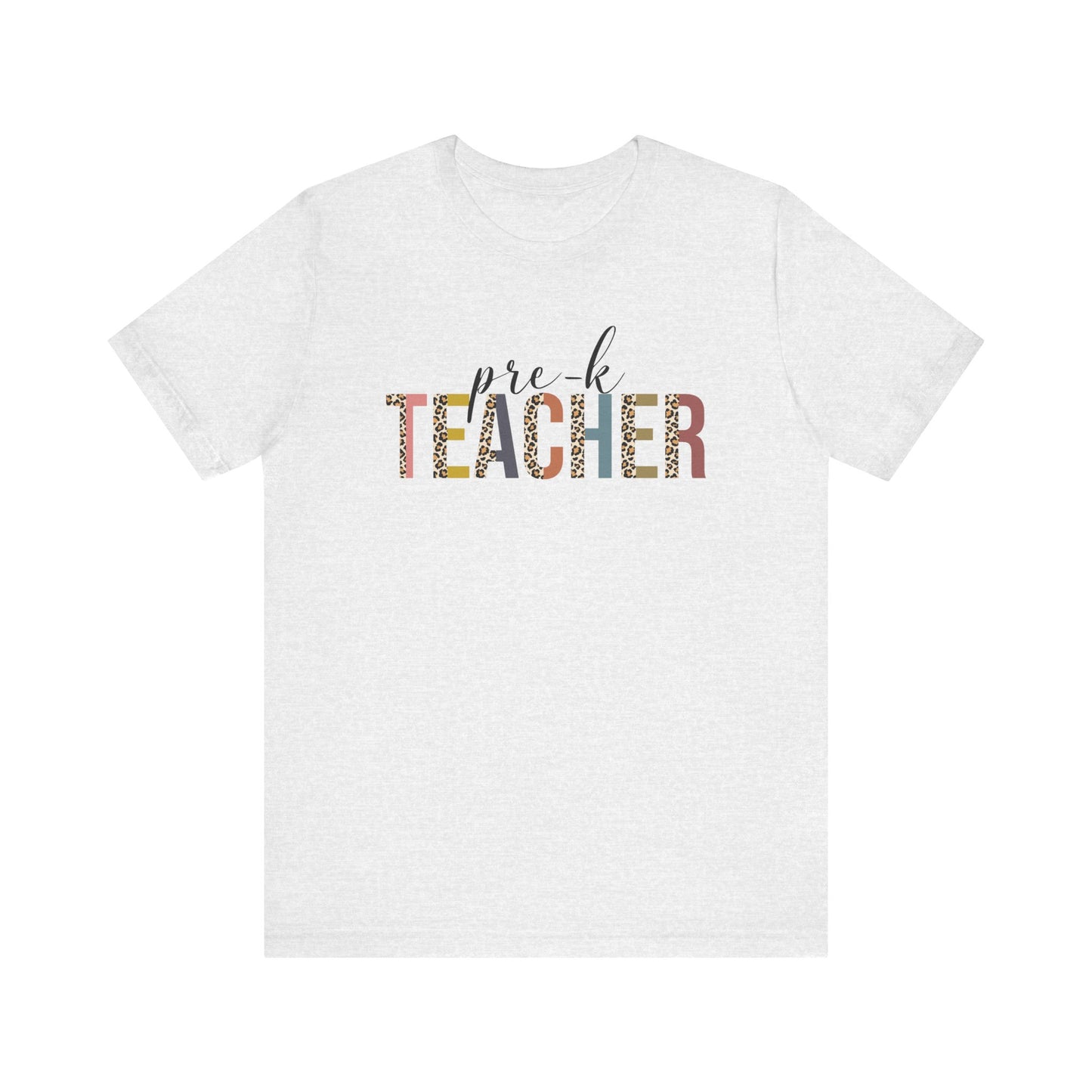 Cute Teacher TShirt Gift, Education Tee, Elementary School Teacher Appreciation, Funny Back To School Shirt, Teacher T-Shirt, Teacher Tee T-Shirt Printify Ash XS 