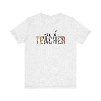 Cute Teacher TShirt Gift, Education Tee, Elementary School Teacher Appreciation, Funny Back To School Shirt, Teacher T-Shirt, Teacher Tee T-Shirt Printify Ash XS 