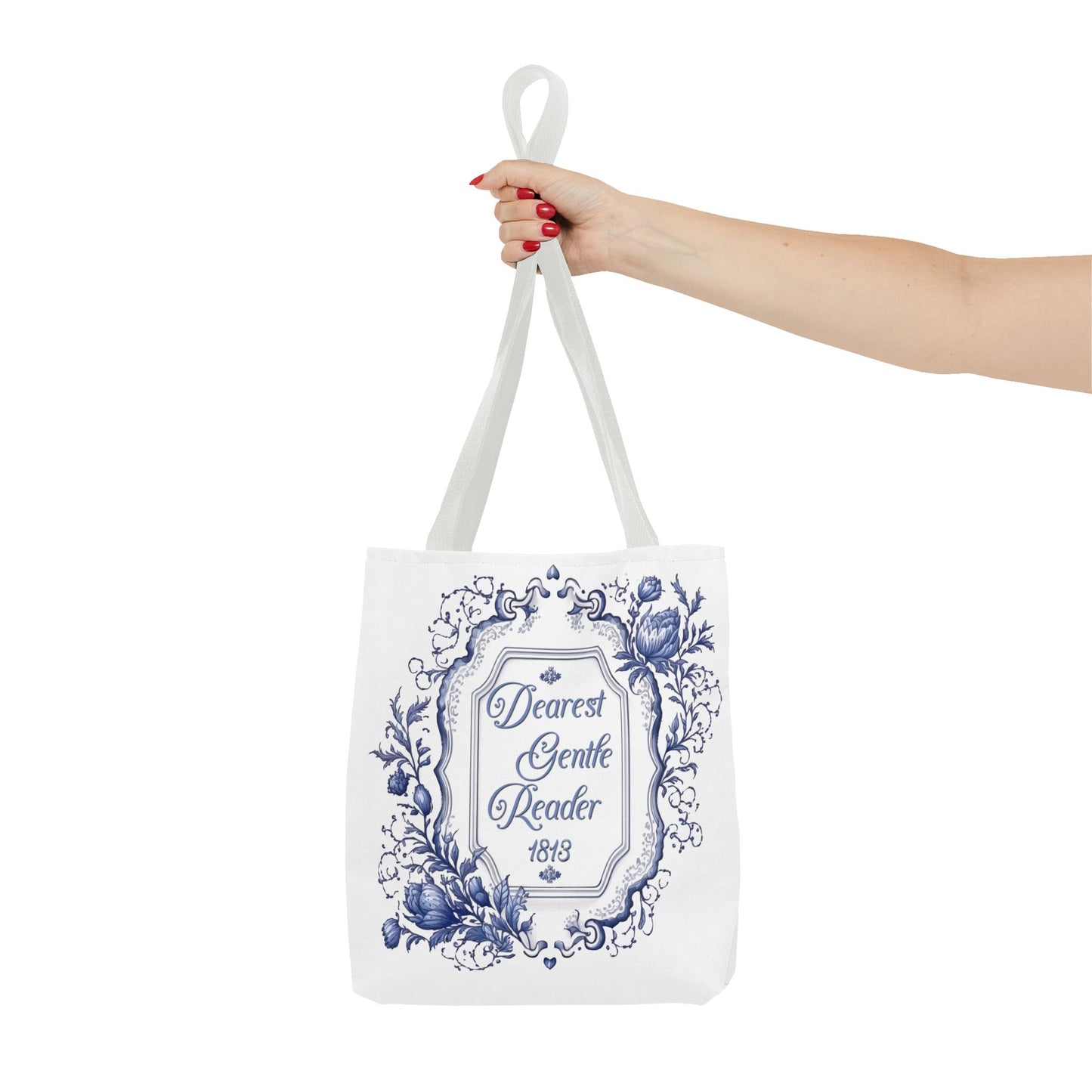 Dearest Gentle Reader Tote Bag Regency England Ton Society Papers Gift For Bridgeton Fan Historical Drama Romance Reader Gift Bookclub Gift Bags Printify   