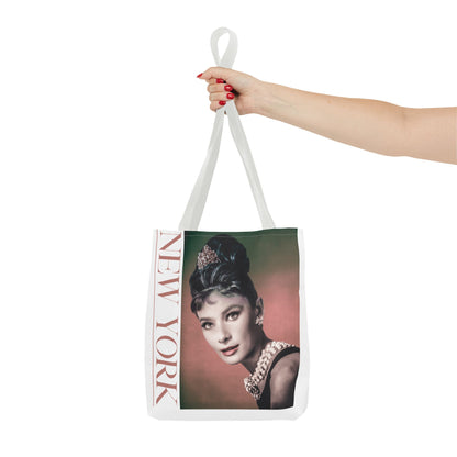 New York Fashion Tote Bag Retro Audrey Hepburn Theme Gift For Bridal Shower Party Favor Birthday Gift Bride Tote Bags Bags Printify