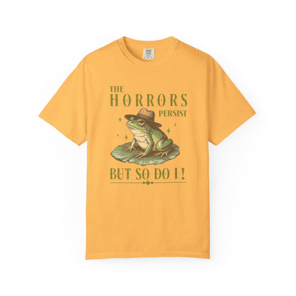 Funny Frog T-Shirt Retro Froggy Meme Shirt Vintage Frog And Toad Aesthetic Frog Lover Gift For Her Calm Vibes Birthday Viral Trendy Shirt T-Shirt Printify Citrus S