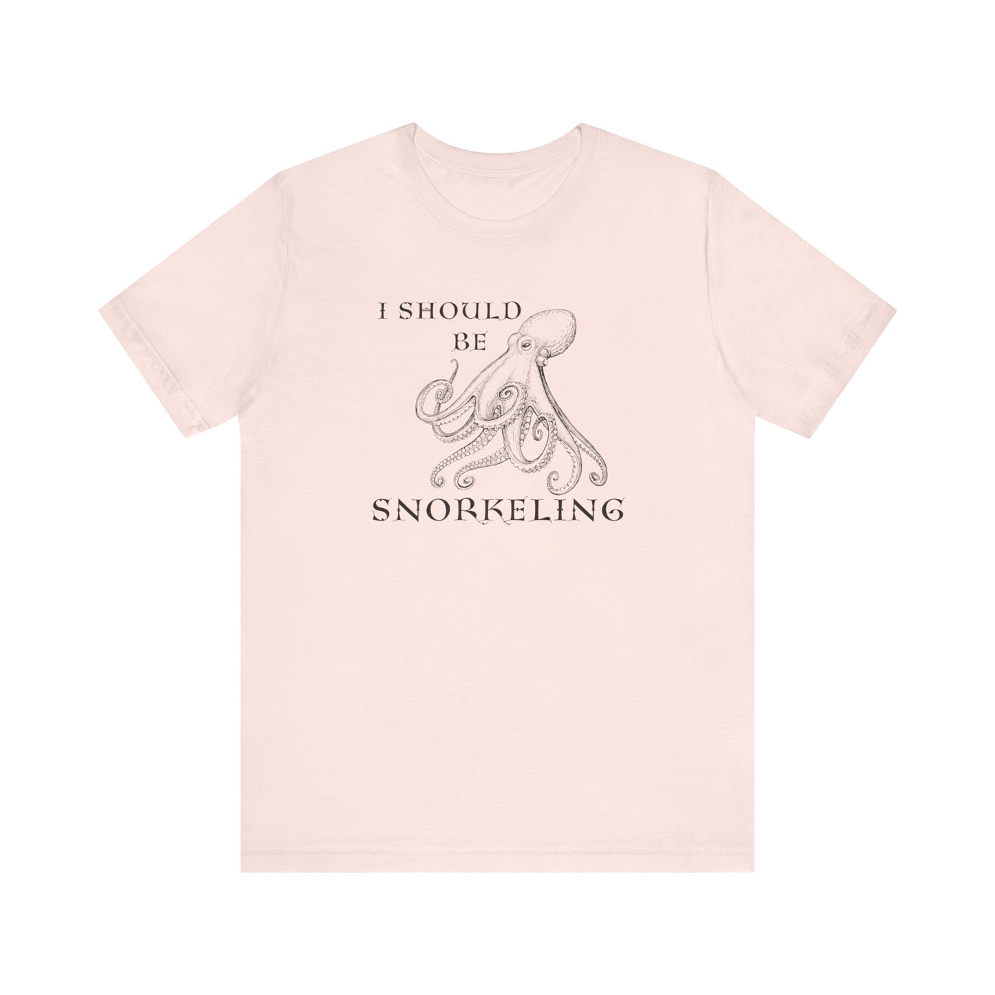 Snorkeling Shirt, Ocean Lover Gift, Snorkeler Gift, Beach Vacation T-shirt, Scuba Diving Gift, Scuba Diver Tee, Funny Snorkel Shirt, T-Shirt Printify Soft Pink XS 